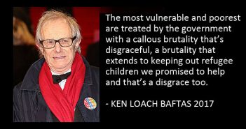 Ken Loach wins Bafta and slams government’s brutal treatment of poor and refugees