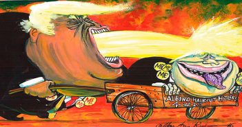 Donald Trump and Boris Johnson: two blonde beasts harpooned by Heathcote Williams